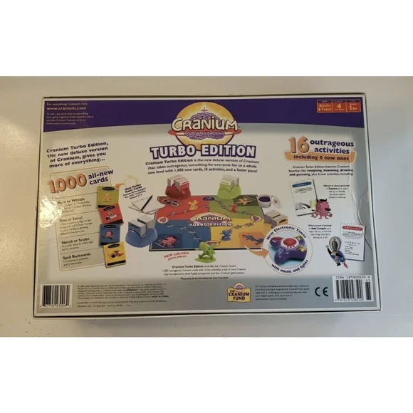 Cranium Turbo Edition Board Game - New - Complete game NEW and sealed - Picture 2 of 2